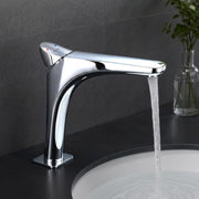 Plantex Brass Wash Basin Mixer Tap/Hot & Cold Basin Mixer Faucet/Deck Mount Pillar Spout for Bathroom Sink - Pack of 1 (APS-4603, Chrome)