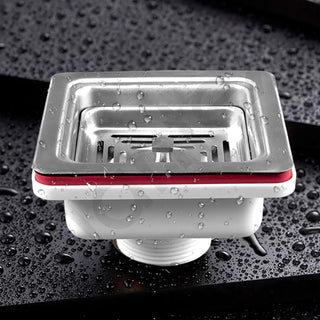 Plantex Coupling for Kitchen Sink/304 Grade Stainless Steel Waste Coupling/Square Shape Coupling - Pack of 1 (Matt Finish)
