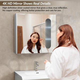 Plantex Unbreakable Wall Mount Wash Basin with Cabinet Full Set/Plywood Bathroom Vanity with Mirror, Coupling & Cabinet Motion Sensor Light (NZBC-35)