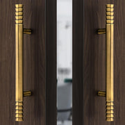 Plantex Door Handle/Stainless Steel 14 inch Main Door Handle/Pull-Push Handle for Home & Hotel/3 Years Warranty Pack of 2 (Brass Antique)
