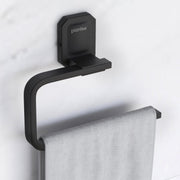 Plantex 304 Stainless Steel Napkin Holder for Wash Basin/Towel Ring for Bathroom/Towel Hanger/Bathroom Accessories - Cute (Black)