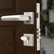 Plantex Fully Brass Door Lock with 3 Years of Warranty/Main Door Lock for Home/Mortise Lock for Door - Main Door Lock Set (Sumer-3054, Matt)