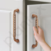 Plantex Cabinet Handle/Kitchen Cabinet Door Handle/Wardrobe/160 mm Cupboard Handle/Door Pull-Push Handle for Home/Office - Pack of 2 (Rose Gold)
