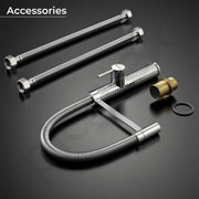 Plantex Brass Sink Tap | Pull Down Faucet for Kitchen Sink with 360Ãƒâ€šÃ‚Â° Swivel Spout Mixer tap | Single Lever Sink Mixer Tap for Kitchen Sink-(8982-Chrome)