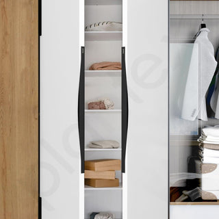 Plantex Profile Handle for Kitchen Cabinet/28 Inch Alluminium Drawer Profile Handle/Wardrobe Pull Handle for Home/Office/Hotel - Pack of 1 (Black)