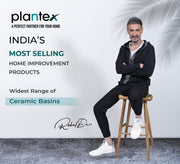Plantex Ceramic Basin for Bathroom/Table Top Ceramic Basin/Washbasin for Bathroom - (BOAT-NS-552-Marble Finish, 16 x 13 x 5.5 Inch)