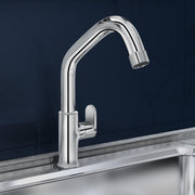Plantex Pure Brass Sink Tap for Kitchen Basin with Water Saving Aerator/Kitchen Sink Tap with 360° Swivel Spout- 7 Year Warranty (ORN-213-Chrome)