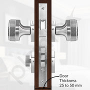 Plantex Triple Security Door Lock for Home/Main Door Lock Set with 3 Years of Warranty by plantex/Mortise Lock for Door with Brass Lock Body & Cylinder (Satin)