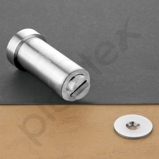 Plantex Stainless Steel Wall-Mounted Magnetic Door Stopper/Door Catcher for Wooden Door - Pack of 10 (Matt)