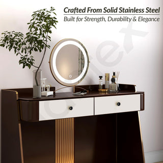 Plantex Knobs for Drawers/Round Drawer Knobs for Cabinets/Pull-Push Knob for Kitchen/Bedroom Drawer - Pack of 3 (Black)