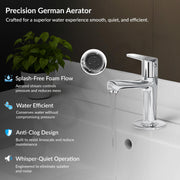 Plantex Pure Brass Pillar Cock Tap for Wash Basin with Teflon Tape/Single Lever Basin Tap/Tabletop Wash Basin Tap/Basin Tap/Faucet for Wash Basin (Dol-2301, Chrome)
