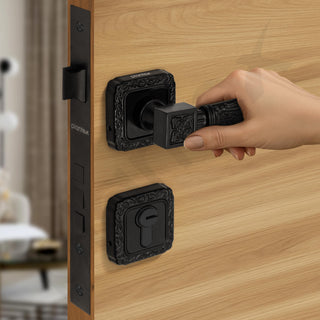 Plantex Premium Door Locks with 3 Years of Warranty by Plantex/Main Door Lock for Home/Mortise Lock for Door (643 - Black)