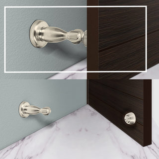 Plantex Door Magnet Stopper|Door Stopper with Door Magnetic|Door Stopper for Main Door|360 Degree Magnet Door Cather - Set of 6 (4 inch,Silver Matt)