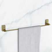 Plantex 304 Grade Stainless Steel Single Towel Rod/Towel Hanger for Bathroom/Hand Towel Holder/Bathroom Accessories - Crystal (Brass Antique)