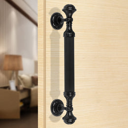 Plantex Heavy Duty Main Door Handle - 15-Inch Pull Push Handle for Home Decor - Pack of 1 (320-Black Finish) - 3 Years Warranty