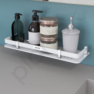 Plantex Acrylic Bathroom Shelf/Shelf for Bathroom Wall/Bathroom Shelf Rack/Kitchen Organiser/Stand (15x5 Inches-White)