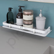 Plantex Acrylic Bathroom Shelf/Shelf for Bathroom Wall/Bathroom Shelf Rack/Kitchen Organiser/Stand (15x5 Inches-White)