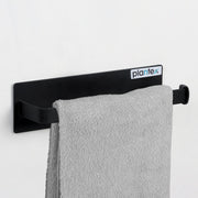Plantex Napkin Holder/Towel Holder/Towel Hanger-Stand for Bathroom/Washbasin/Bathroom Accessories-Magnetic(Black)
