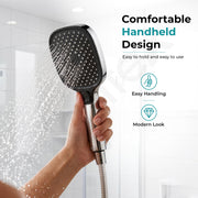 Plantex Hand Shower for Bath/4 Mode Multifunctional Shower/ABS Plastic Silicone Handheld Shower/Easy Mode Switching – (Chrome, APS-H592)