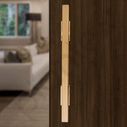 Plantex 17 Inch Main Door Handle for Wooden Doors - Pull-Push Handle Accessories (Pack of 1, Gold)