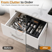Plantex Expendable Cutlery Tray/Spoon Organiser for Kitchen Drawer