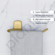 Plantex 304 Stainless steel Towel Hanger for Wash Basin/Hand Towel Ring/Napkin Hanger/Bathroom Accessories (Brass Antique) Parv