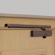 Plantex Automatic Aluminium Soft Door Closer with Double Speed for Heavy Door/Hydraulic Pelmet Arm Door Closer for Hotel-Home-Office (ISO 9001 Certified) (Capacity 120 Kg, Brown)