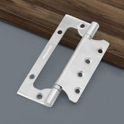 Plantex Butterfly Hinges for Door/Stainless Steel Door Hinges/5 Inch x 14 Gauge Hinge/2.5 mm Hinges for Home/Office/Hotel/Non-Mortise Hinge - Pack of 1 (Chrome)