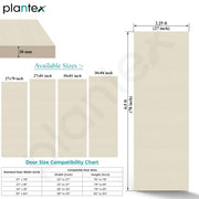 Plantex WPC Doors for Home (30 mm - Thickness)/Waterproof Bathroom Door/2.25x6.5 Feet Wooden Finished Door for Office/Balcony/Kitchen, Density-550 (27x78 inch)