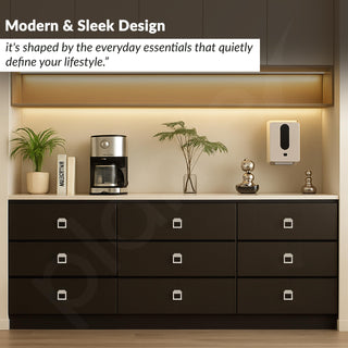 Plantex Drawer Kadi/2 Inch Chest Handle for Drawer/Square Cabinet Kadi/Pull-Push Small Kadi for Home/Office Drawer - Pack of 1 (SH-358, Satin White)