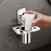 Plantex Stainless Steel Tooth Brush Holder/Tumbler Holder/Bathroom Accessories - (Dream - Chrome)