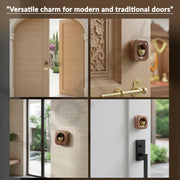 Plantex Square Dopamine Door Bell for Home/Door Chime with Brass Bell/Temple & Meditation Bell for Positive Energy & Home DÃƒÂ©cor - Pack of 1 (DTK-292 - Rose Gold)