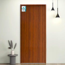 Plantex WPC Bathroom Doors(25 mm,Thickness)/Termiteproof Doors for Bathroom/2.5x6.75 Feet Wooden Finished Door for Home/Balcony/Office/Kitchen,Density-600(30x81 inch,21.5 kg,Classic Wooden),Brown
