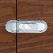 Plantex Door Stopper/Door Latch for Main Door/Baby Latch for Bathroom/Door Lock for Home and Office Doors - Pack of 3 (Chrome)