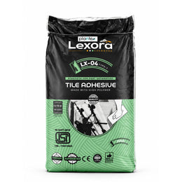 Plantex Lexora Tile Adhesive for Terracotta/Ceramic & Quarry Tiles/Polymer Modified Cement Adhesive for Floor & Wall Tiles Fixing/ Kitchen & Bathroom  Use - 20kg (LX-04, Grey)
