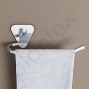 Plantex Pyramid Stainless Steel Hand Towel Holder/Napkin Hanger/Towel Hanger for Wash Basin/Bathroom Accessories (Chrome) - Pack of 1