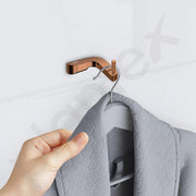 Plantex Smero Pure Brass Made Robe Hook for Bathroom/Cloth Hanger for Wall/Hooks for Clothes Hanging - Smart (PVD Rose Gold)