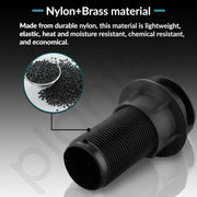 Plantex 4 Inch Waste Coupling for Washbasin/Nylon Thread Body with Brass Head Coupling/Coupling for Sink - Pack of 1 (BH-1116, Black)