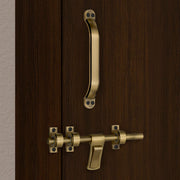 Plantex Stainless Steel Door Kit for Single Door/Door Hardware/Door Accessories (10 inch Al-Drop,8 inch Latch, 7 inch 2 Handles,7 inch Tower Bolt and 4 inch Door Stopper) - (DMAL-02-Brass Antique)