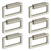 Plantex Rajwadi Drawer Kadi/Drawer Handle/Kadi for Drawers/Pull-Push Kadi for Home/Office Cabinet - Pack of 6 (Satin White)