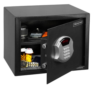 Honeywell Safes & Door Locks - 5103 Medium Steel Security Safe with Hotel-Style Digital Lock, 0.83-Cubic Feet, Black
