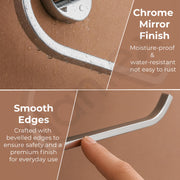 Plantex J4 Stainless Steel Towel Hanger for Wash Basin/Hand Towel Hanger/Napkin Holder for Wash Basin/Bathroom Accessories (Chrome Finish) Onix