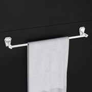 Plantex Towel Rod for Bathroom/304 Grade Stainless Steel Towel Bar/Towel Stand/24 Inch Towel Hanger/Bathroom Accessories - Pack of 1 (PM-2402, Chrome)