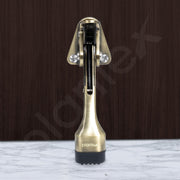 Plantex Door Stopper for Home Hydraulic/Heavy Duty 5 Inch Long Door Stopper with Strong Rubber Grip/Door Stops - (Pack of 3) 186-Brass Antique