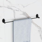 Plantex 304 Grade Stainless Steel 24 inch Single Towel Rod/Towel Holder for Bathroom/Towel Bar/Hanger/Stand/Bathroom Accessories - Oreva (Black)