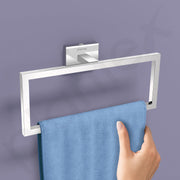 Plantex 304 Grade Stainless Steel Compact Napkin Holder for Wash Basin/Hand Towel Hanger/Napkin Holder/Bathroom Accessories - Benz (Chrome)