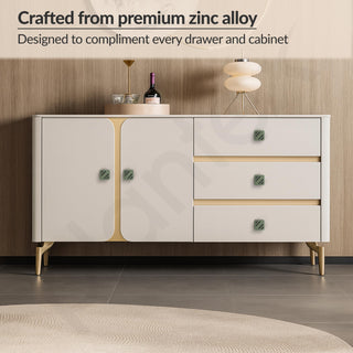 Plantex Knobs for Drawers/Drawer Knobs for Cabinets/Pull-Push Knobs for Kitchen/Bedroom Drawer - Pack of 1 (SH-434, DC-Black & Green)