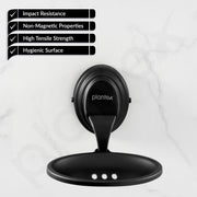 Plantex 304 Grade Stainless Steel Soap Dish/Soap Stand/Bathroom Soap Holder/Bathroom Accessories - Cubic (Black)