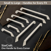 Plantex Cabinet Handle/224mm Handle for Cabinet/Door Pull-Push Handle for Home/Office - Pack of 1 (Satin)