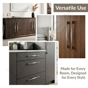 Plantex Cabinet Handle/224mm Handle for Wardrobe/Kitchen Handle/Pull-Push Handle for Home/Office - Pack of 1 (Satin)